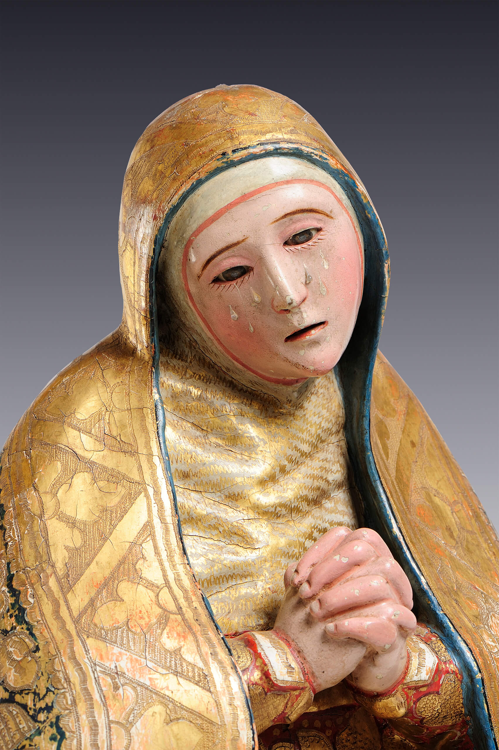 Virgen de la Soledad | Acervo Escultórico.  Escultura Virreinal Encrucijada | Museo Amparo, Puebla
